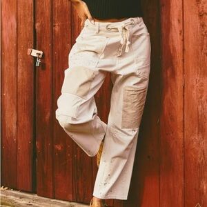 We The Free Cream Cargo Pants